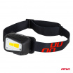 Akku-Stirnlampe mit Bewegungssensor COB 1800mAh (BATT) AMIO-04666