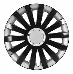 Radkappen für Auto SAIL 15 Zoll schwarz-silber