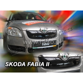 Winterscheibe - Kühlerabdeckung Škoda Fabia II 5 Türen. 2007 - 2010, (oben)