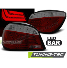 BMW E60 07.2003-02.2007 Rückleuchten rot getönte LED-Leiste