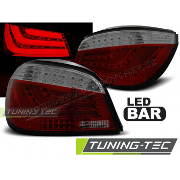 BMW E60 07.2003-02.2007 Rückleuchten rot getönte LED-Leiste