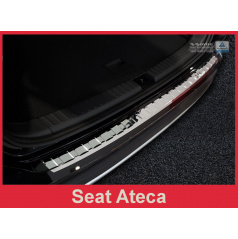 Edelstahlabdeckung - Schwellenschutz für die hintere Stoßstange Seat Ateca 2015-16