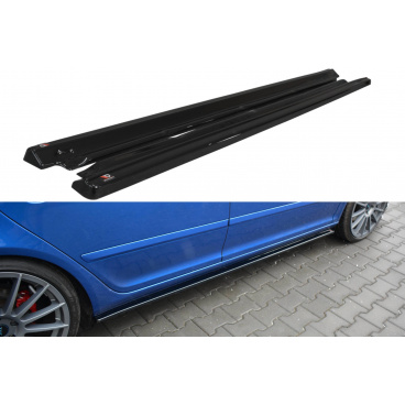 Diffusoren unter den Seitenschwellern für Skoda Octavia RS Facelift Mk2 Facelift, Maxton Design (glänzend schwarzer ABS-Kunststoff) Diffusoren unter den Seitenschwellern für Skoda Octavia RS Facelift Mk2 Facelift, Maxton Design (glänzend schwarzer ABS-Kunststoff)