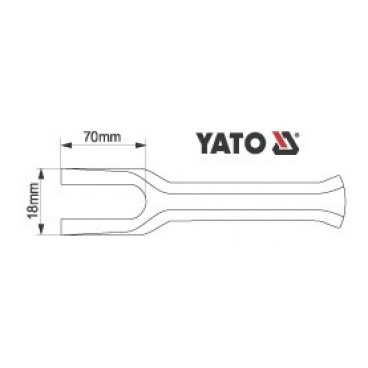 Vorbereitung für YATO Lenkkugelbolzen, Auswerfer