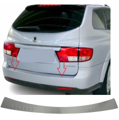 SSANGYONG Kyron FCL 2007-14 Edelstahl polierte hintere Stoßstangen-Oberkantenabdeckung