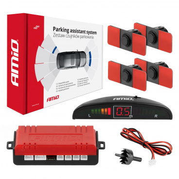 Parkassistent LED 4-Sensoren schwarz innen 16,5mm Parkassistent LED 4-Sensoren schwarz innen 16,5mm