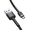 USB-zu-Micro-USB-Kabel Cafule 2.0A 3m schwarz&grau Baseus