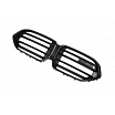 BMW X6 G06 Grill einzelnes Rippe Glänzend Schwarz