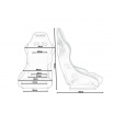 Sportsitz SLIDE RS Material Schwarz S