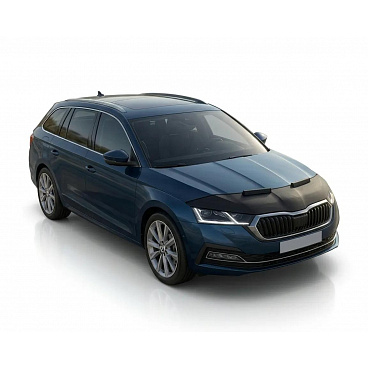 Schwarze Motorhaubenverkleidung für Škoda Octavia IV Schwarze Motorhaubenverkleidung für Škoda Octavia IV