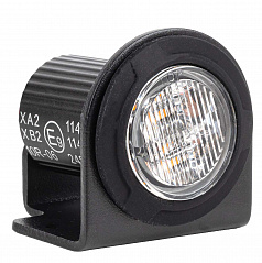 Warnleuchte rund orange LED R65 12V 24V 12W
