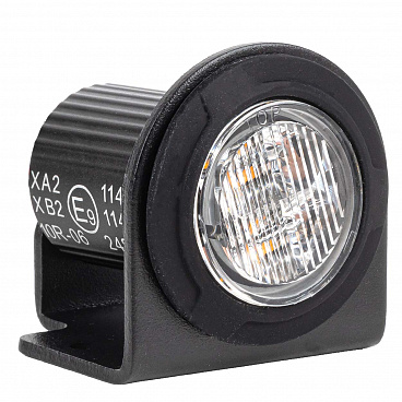 Warnleuchte rund orange LED R65 12V 24V 12W