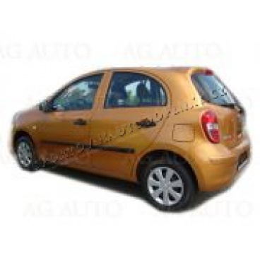 Nissan Micra 5d, 2011-, Schrägheck, Seitentürschutzleisten Nissan Micra 5d, 2011-, Schrägheck, Seitentürschutzleisten