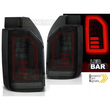 VW T6 2015- Rückleuchten rauchschwarz rote LED VW T6 2015- Rückleuchten rauchschwarz rote LED