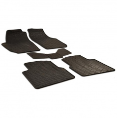 Gummiteppiche-Gummi-Automatten, Škoda Roomster, 2006+- 5 Stück
