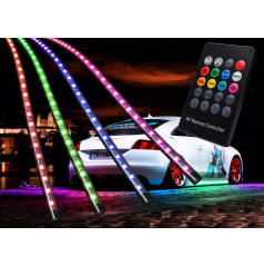 Satz mehrfarbiger LED-Neonleuchten unter dem Auto für DO 2x90 und 2x120 cm II