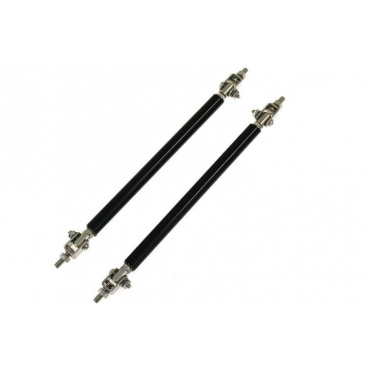 Diffusorhalter, Pfostenspoiler 2x200 mm (Edelstahl + Aluminium) schwarz Diffusorhalter, Pfostenspoiler 2x200 mm (Edelstahl + Aluminium) schwarz