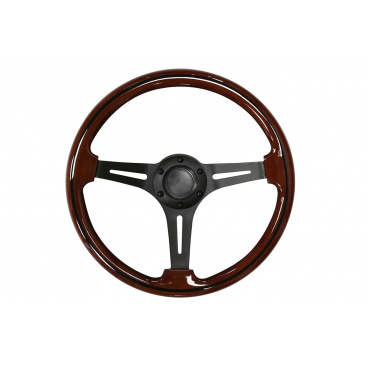 Lenkrad 350mm Holz Schwarz