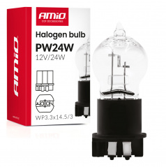 Halogenlampe PW24W WP3.3x14.5-3 24W 12V AMIO-04409