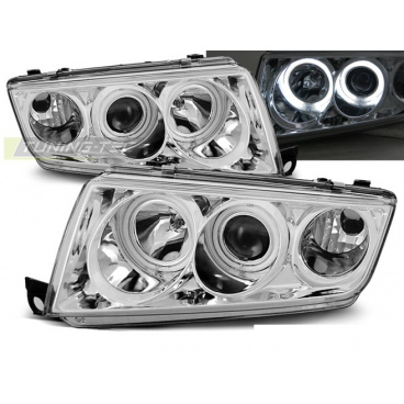 Skoda Fabia I 12.1999-08 Angel Eyes Chrom (LPSK02)