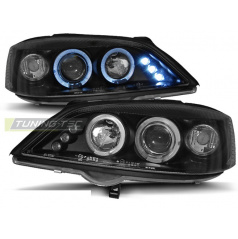 Opel Astra G 02.1998-02.2004 Angel Eyes schwarze klare Frontscheinwerfer