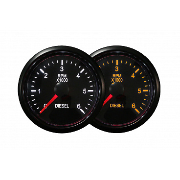 Zusätzlicher Drehzahlmesser 52 mm für Dieselfahrzeuge