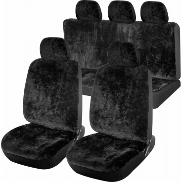 Sitzbezüge 11er-Set SMOOTH schwarz Sitzbezüge 11er-Set SMOOTH schwarz