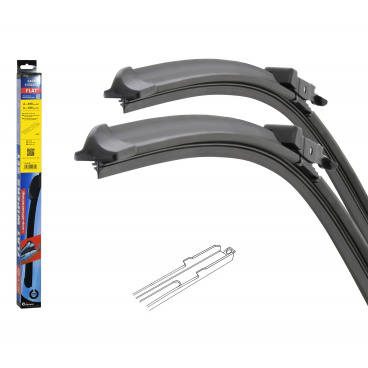 Scheibenwischer FLAT SET (SLOT) 610+410mm Hyundai i20 2020+ Scheibenwischer FLAT SET (SLOT) 610+410mm Hyundai i20 2020+