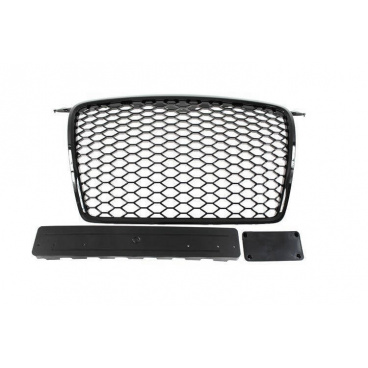Grill Audi A3 8P RS-Stil Glänzend Schwarz
