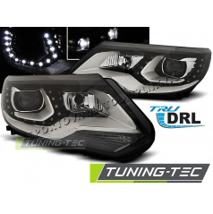 VW Tiguan 2011 klare Frontleuchten LED True DRL schwarz