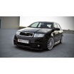 Spoiler unter der Frontstoßstange für Škoda Fabia RS Mk1, Maxton Design (glänzend schwarzer ABS-Kunststoff)