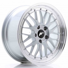JR Wheels JR23 18x8,5 ET45 5x112 Hyper Silver mit bearbeitetem Felgenhorn
