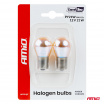 Halogenlampen PY21W 12V 21W BAU15S LumiTec orange chrom 2 Stück. AMIO-04627