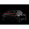 Carbon-Spoiler zum Aufkleben mit integriertem rotem LED-Licht, 12 V, 120 cm