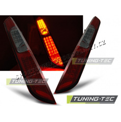 FORD FOCUS MK2 2008-10 HTB REAR LED LAMPS RED SMOKE