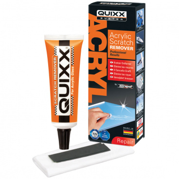 QUIXX-Kratzer-Reparaturset für transparente Kunststofflinsen QUIXX-Kratzer-Reparaturset für transparente Kunststofflinsen