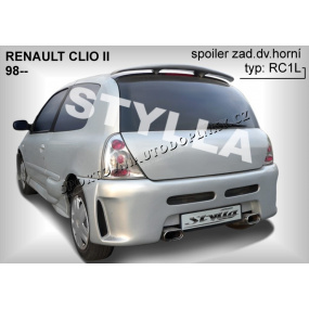 RENAULT CLIO II (98+) Heckspoiler. obere Tür (EU-Homologation) RENAULT CLIO II (98+) Heckspoiler. obere Tür (EU-Homologation)