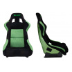Sportstuhl SLIDE KS2 Premium Grün & Schwarz Velours Grüner Glanz