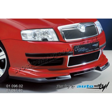 Skoda Superb Spoiler unter dem Frontspoiler – schwarzes Muster Skoda Superb Spoiler unter dem Frontspoiler – schwarzes Muster