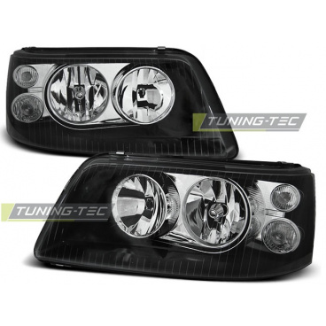 VW T5 04.03-08.09 Klare Frontleuchten schwarz