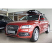 Carbon-Abdeckung – schwarzer Schwellenschutz für die hintere Stoßstange Audi Q5 2006+