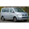 Edelstahlabdeckung - Schwellerschutz für die hintere Stoßstange Volkswagen Transporter T5 2003-15