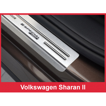 Einstiegsleisten aus Edelstahl, 4 Stück, Sonderedition, Volkswagen Sharan 2 2010–16 Einstiegsleisten aus Edelstahl, 4 Stück, Sonderedition, Volkswagen Sharan 2 2010–16