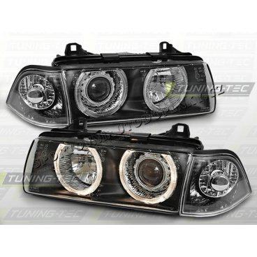 BMW E36 90-99 ANGEL EYES BLACK (LPBM21) - Limousine / Kompakt / Touring BMW E36 90-99 ANGEL EYES BLACK (LPBM21) - Limousine / Kompakt / Touring