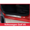 Edelstahl-Abdeckungsset-Heckstoßstangenschutz+Türschwellenschutzleisten VW Golf VII 2012-16