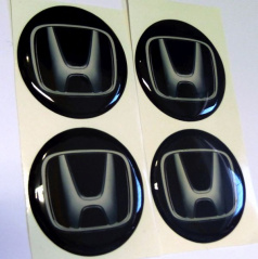 Honda-Emblem Durchmesser 55 mm, 4 Stück