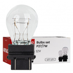 Halogenlampen P27/7W 12V 27/7W W2.5X16q 10Stk. AMIO-04513