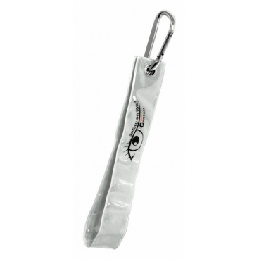 Anhänger mit Karabiner reflektierend silber S.O.R.