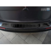 Edelstahlabdeckung – schwarzer Schwellenschutz für die hintere Stoßstange Mitsubishi Outlander III 2012–15