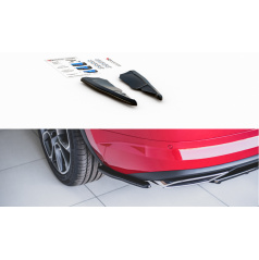 Seitendiffusoren unter der hinteren Stoßstange für Škoda Kodiaq RS, Maxton Design (glänzend schwarzer ABS-Kunststoff)
